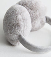 Grey Faux Fur Adjustable Headband