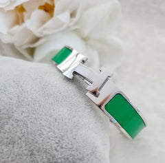H Brecelet stainless steel Green