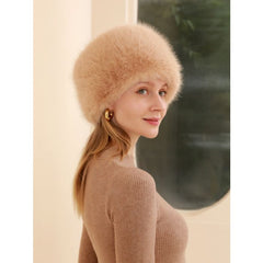 Cossack Style Snow Queen Hat in Brown HAT001