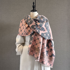 Retro Chic Floral Lattice Scarf
WS057 Pink