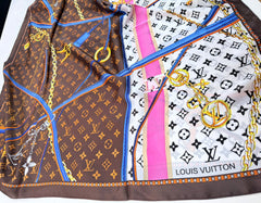 🤎 Chocolate Royale Silk Scarf