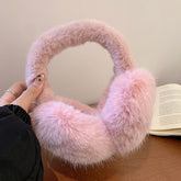 Plush Paws Faux Fur Ear Muffs in Taupe