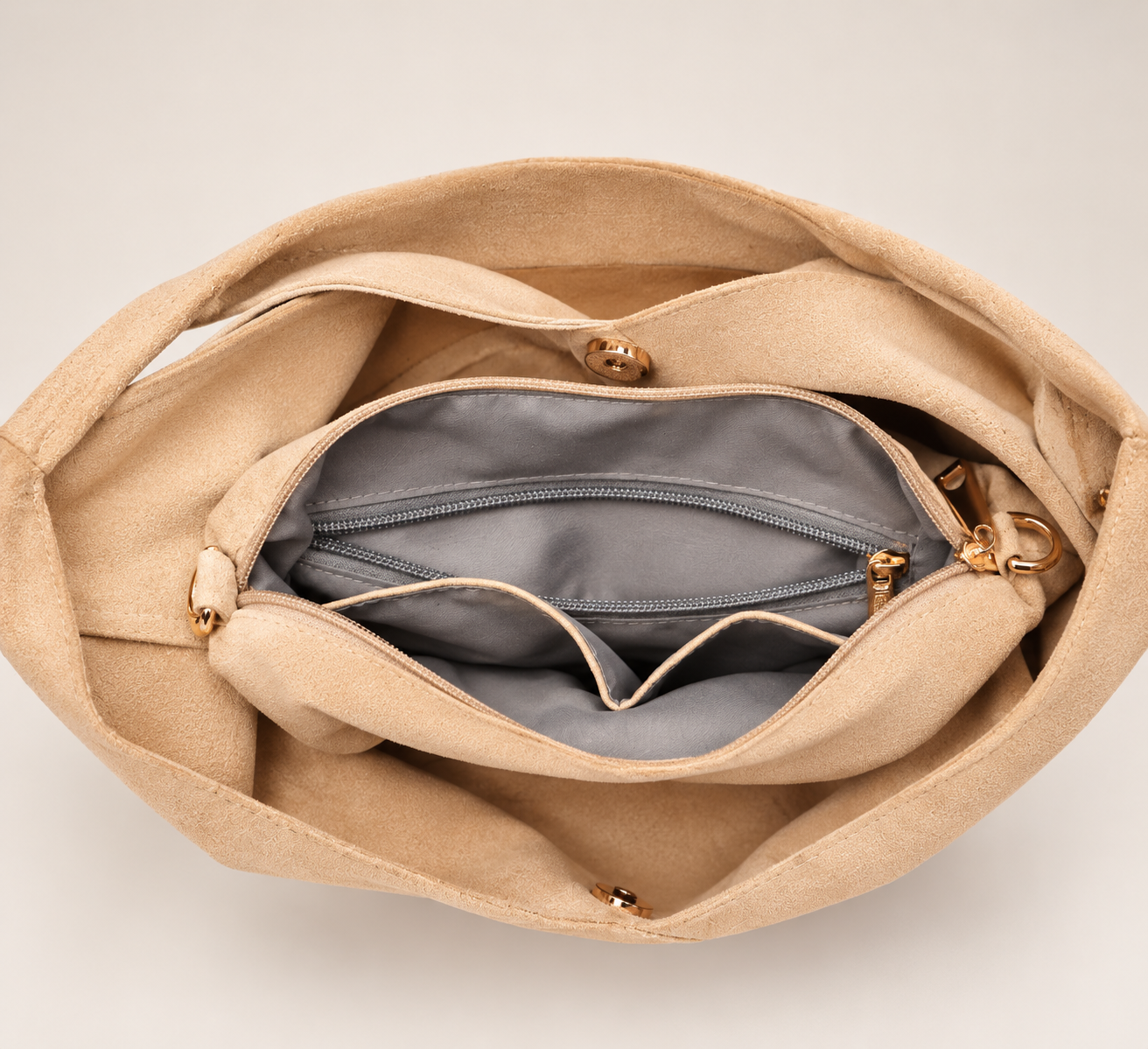 THE SIENA — Suede Hobo Bag