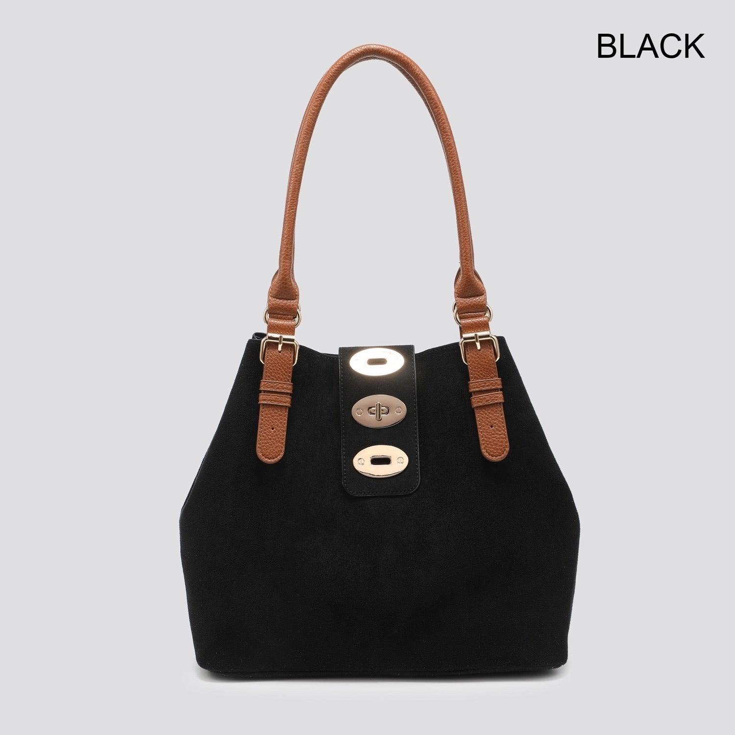 SS26 VEGAN SUEDE LEATHER BAG IN BAG SHOULDER BAG