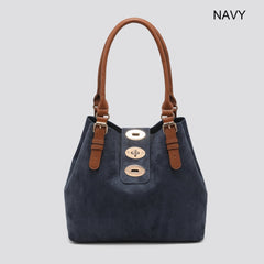 SS26 VEGAN SUEDE LEATHER BAG IN BAG SHOULDER BAG