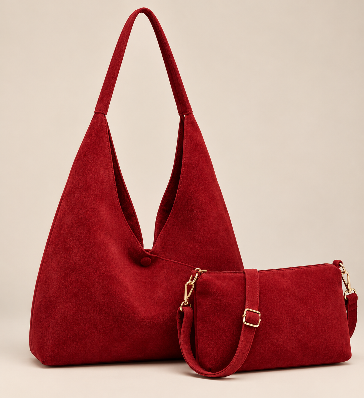 THE SIENA — Suede Hobo Bag