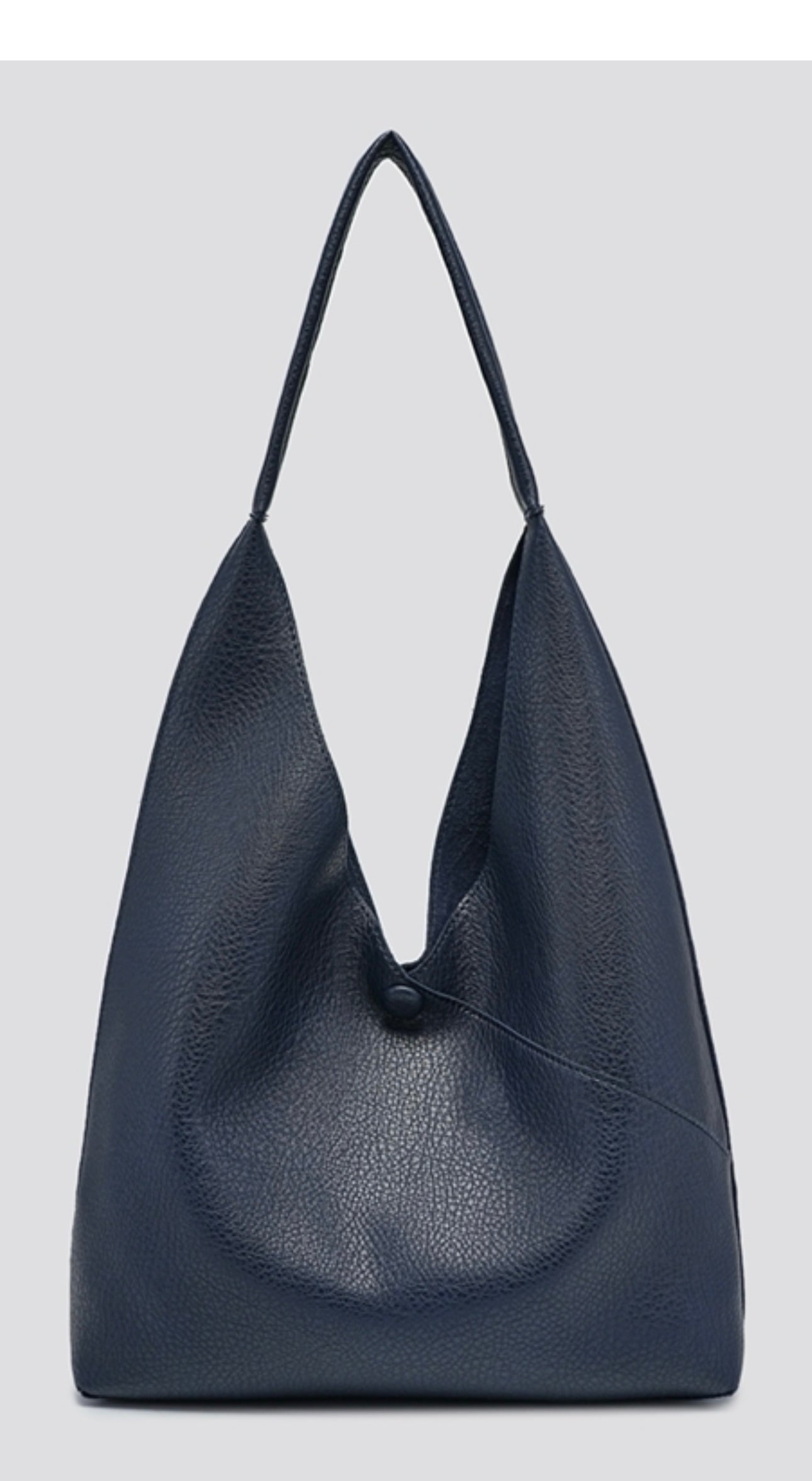 Women Large Hobo Slouch PU Leather Lightweight Practical Shoper Handbag Shoulder Bag With Small Purse Clutch Handbag