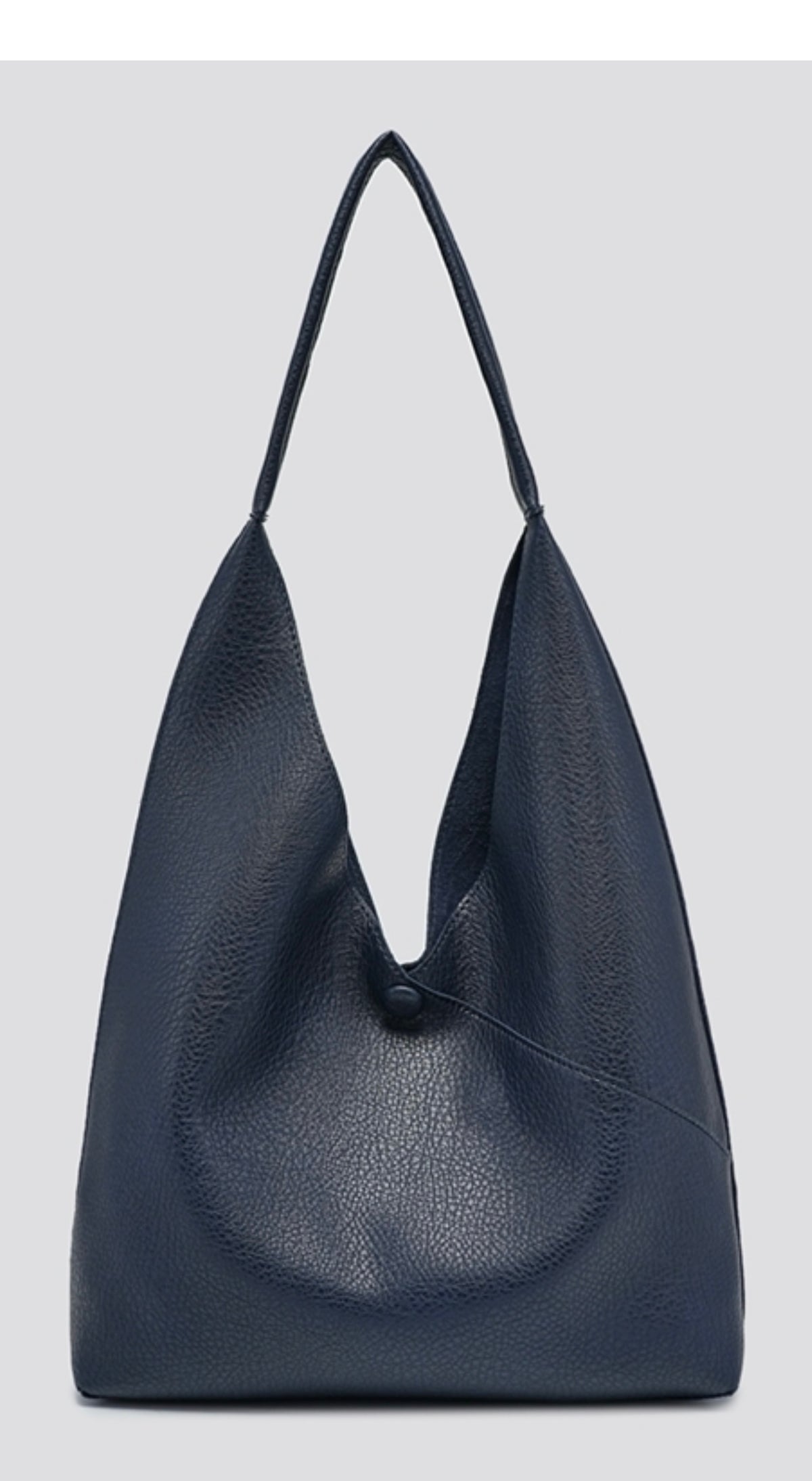 Women Large Hobo Slouch PU Leather Lightweight Practical Shoper Handbag Shoulder Bag With Small Purse Clutch Handbag