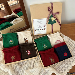 The Winter Charm – Christmas Socks Gift Set