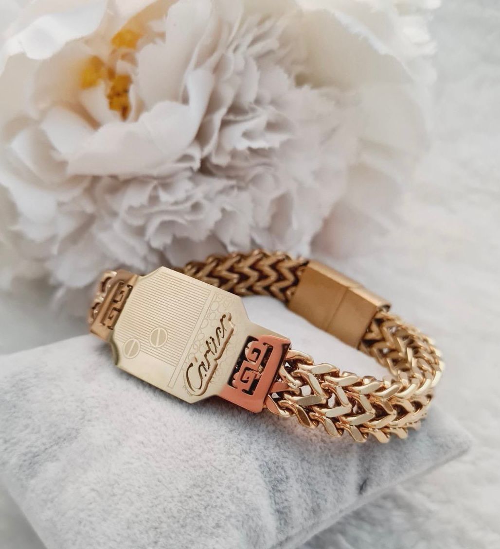 Men's Luxury Gold Chain Bangle