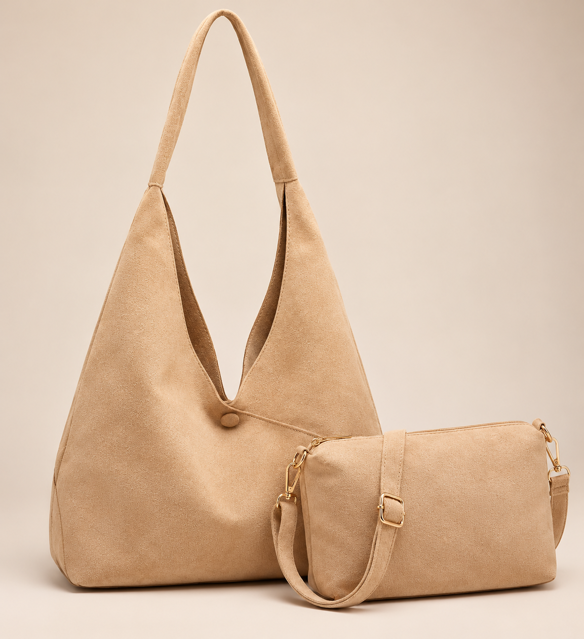 THE SIENA — Suede Hobo Bag