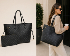 The perfect black tote bag for everyday style 🖤