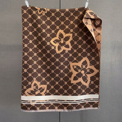 Retro Chic Floral Lattice Scarf