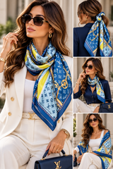 Azure & Gold Elegance