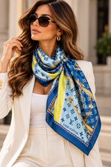 Azure & Gold Elegance