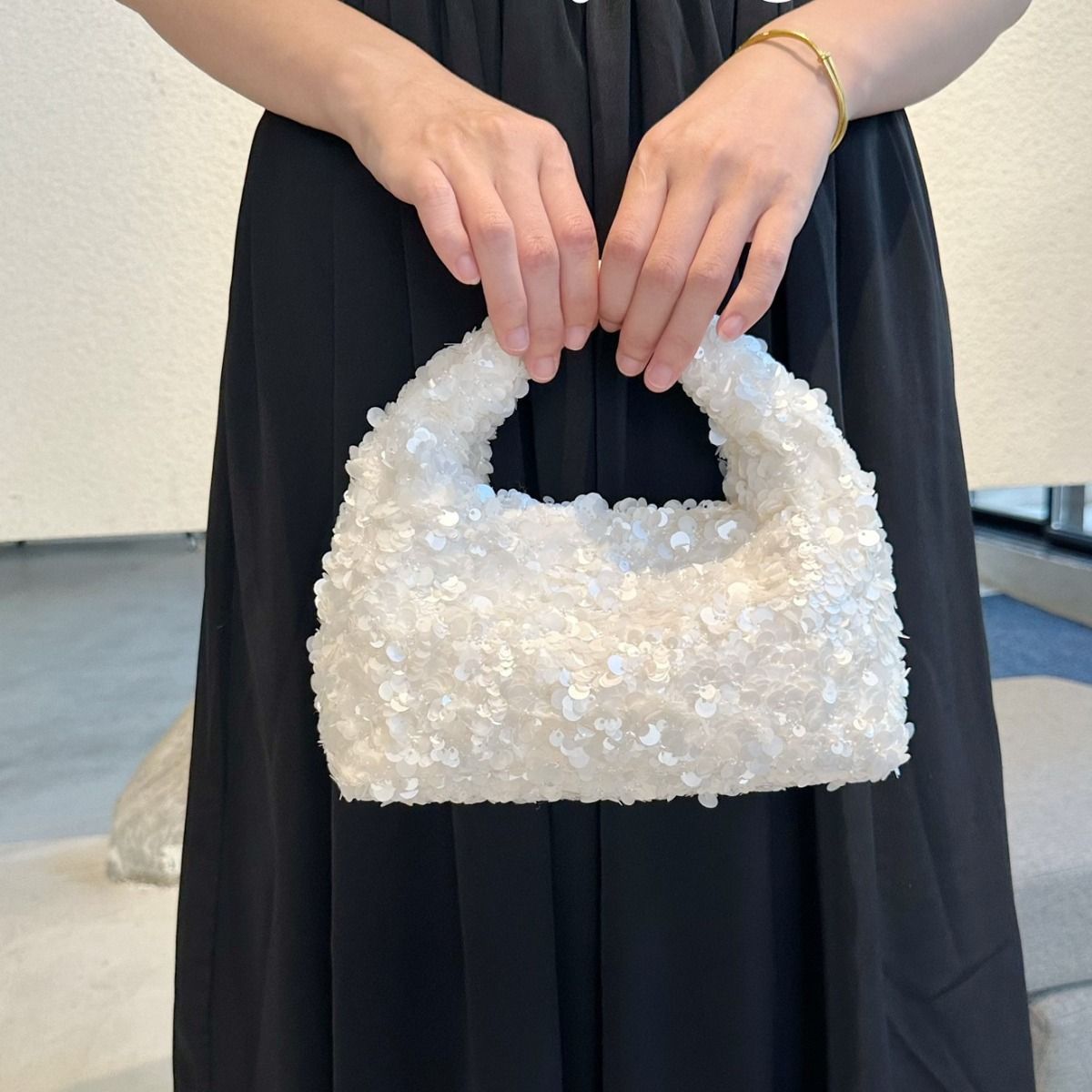 White Sequins Evening Clutch Bag
Product code 7269 White