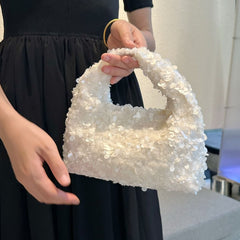 White Sequins Evening Clutch Bag
Product code 7269 White