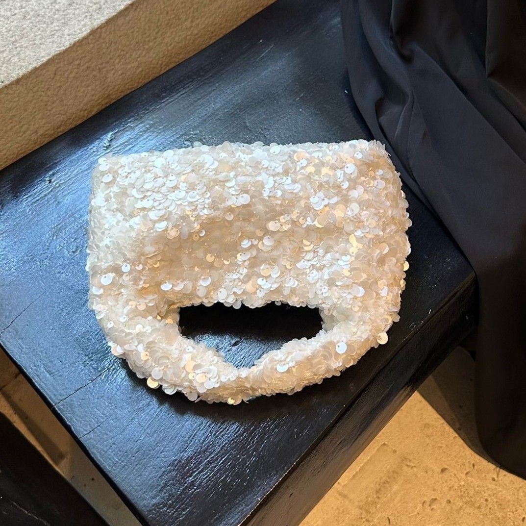 White Sequins Evening Clutch Bag
Product code 7269 White