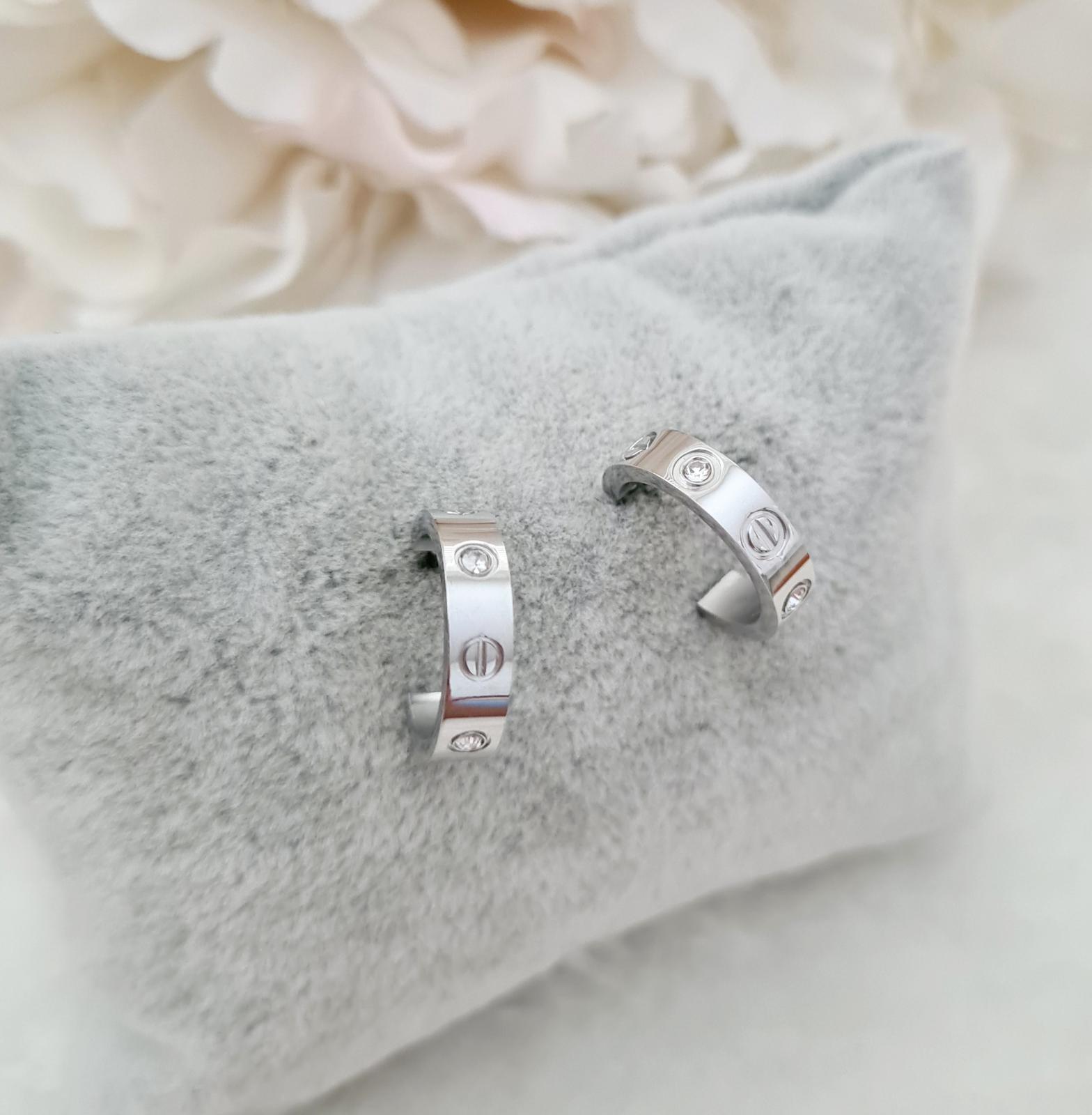 Nail earrings