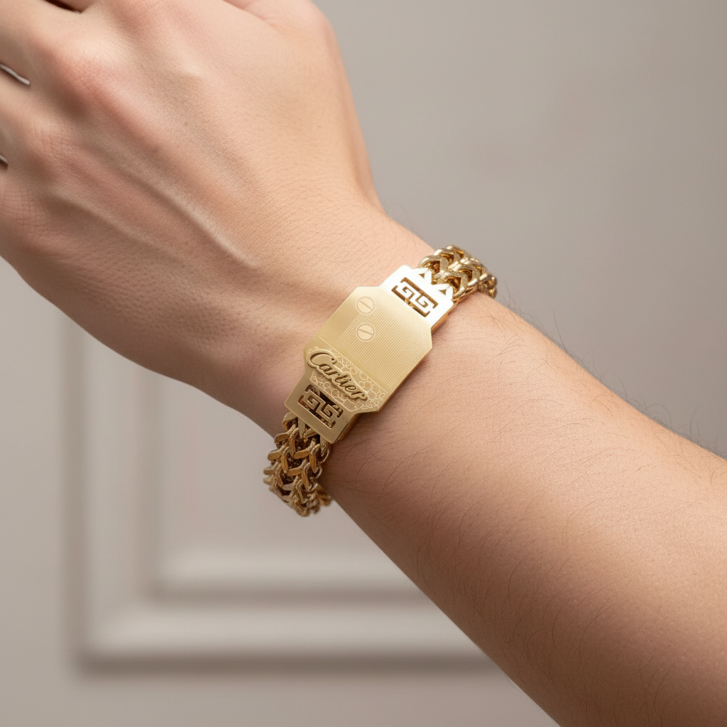 Men's Luxury Gold Chain Bangle