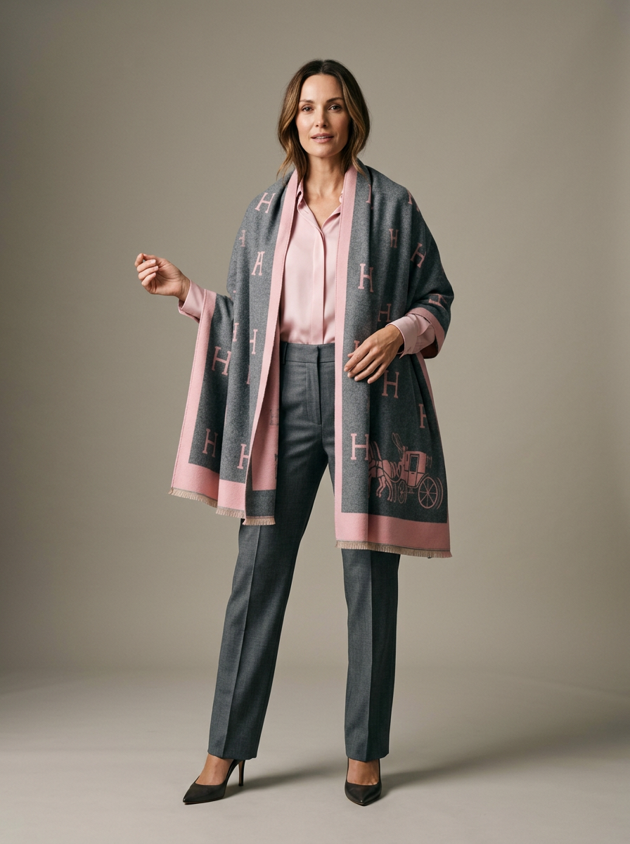 Solene — Pink & Grey